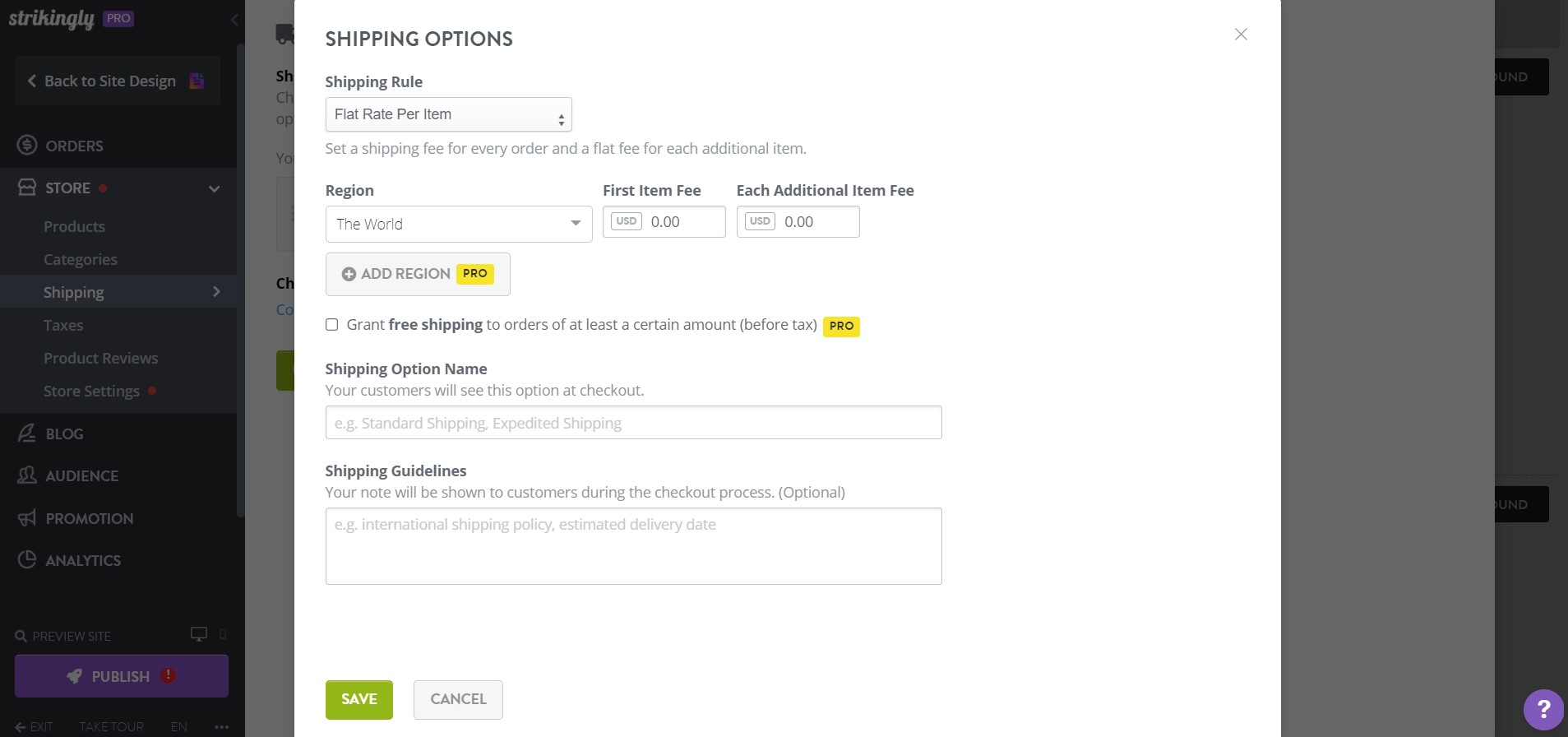 Image taken from Strikingly Product Image taken from Strikingly Product